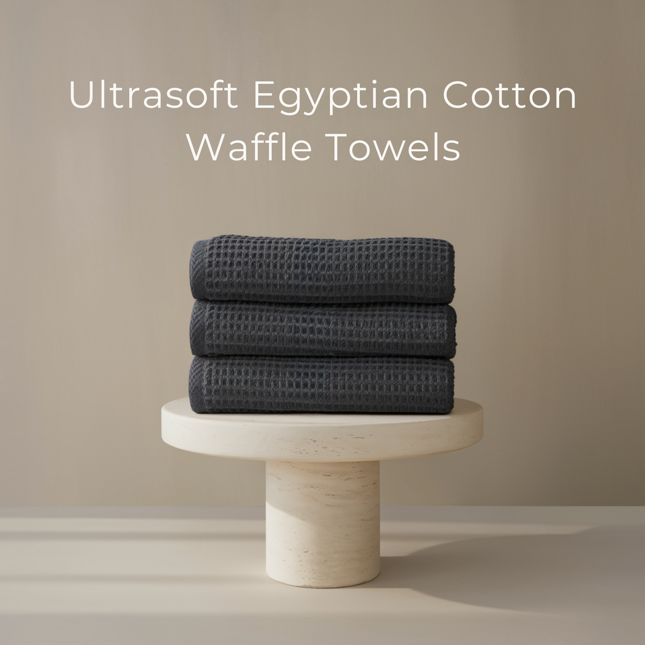 Egyptian Cotton Waffle Hand Towels 10pcs