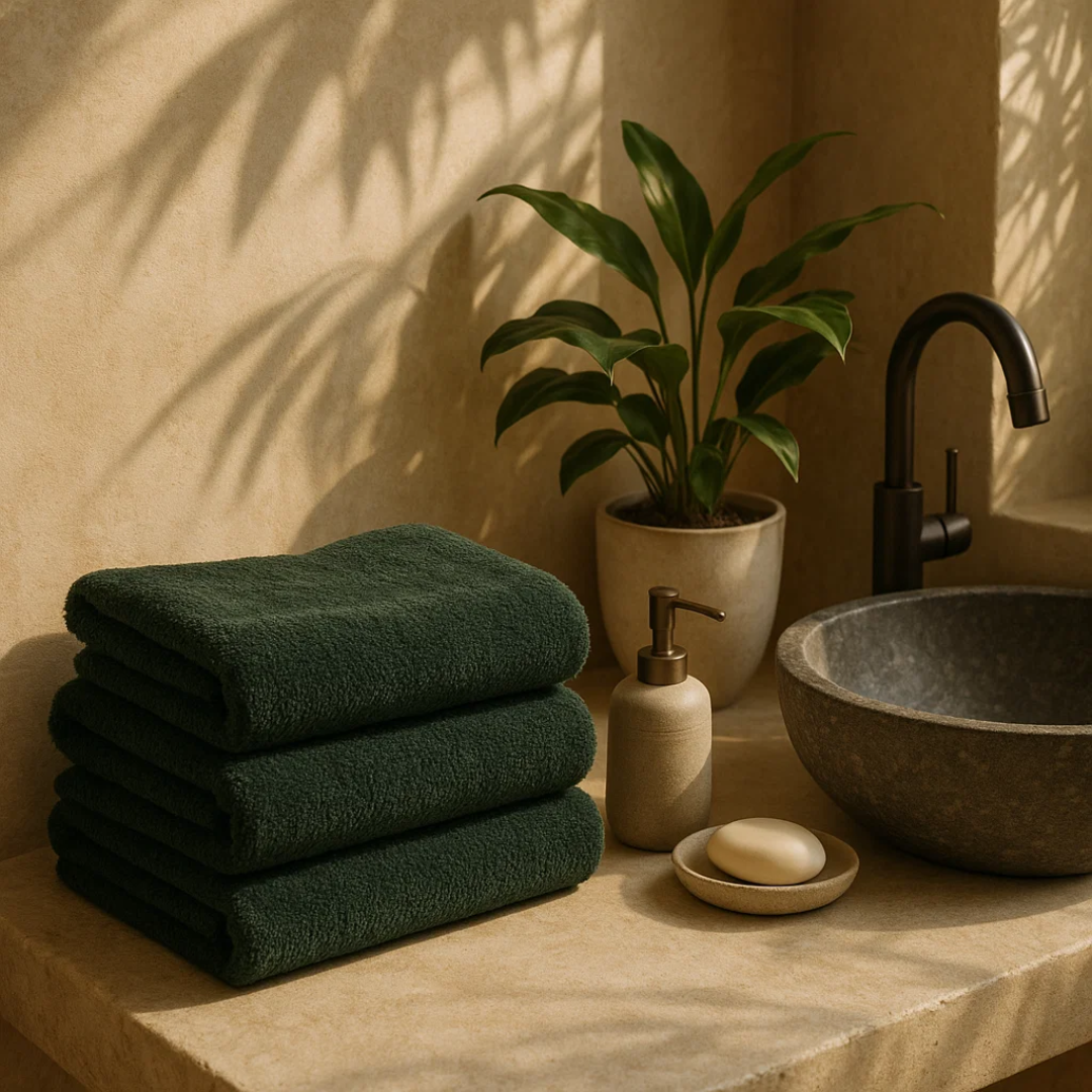 Heavyweight cotton hand towels | 4pcs (30x14in)