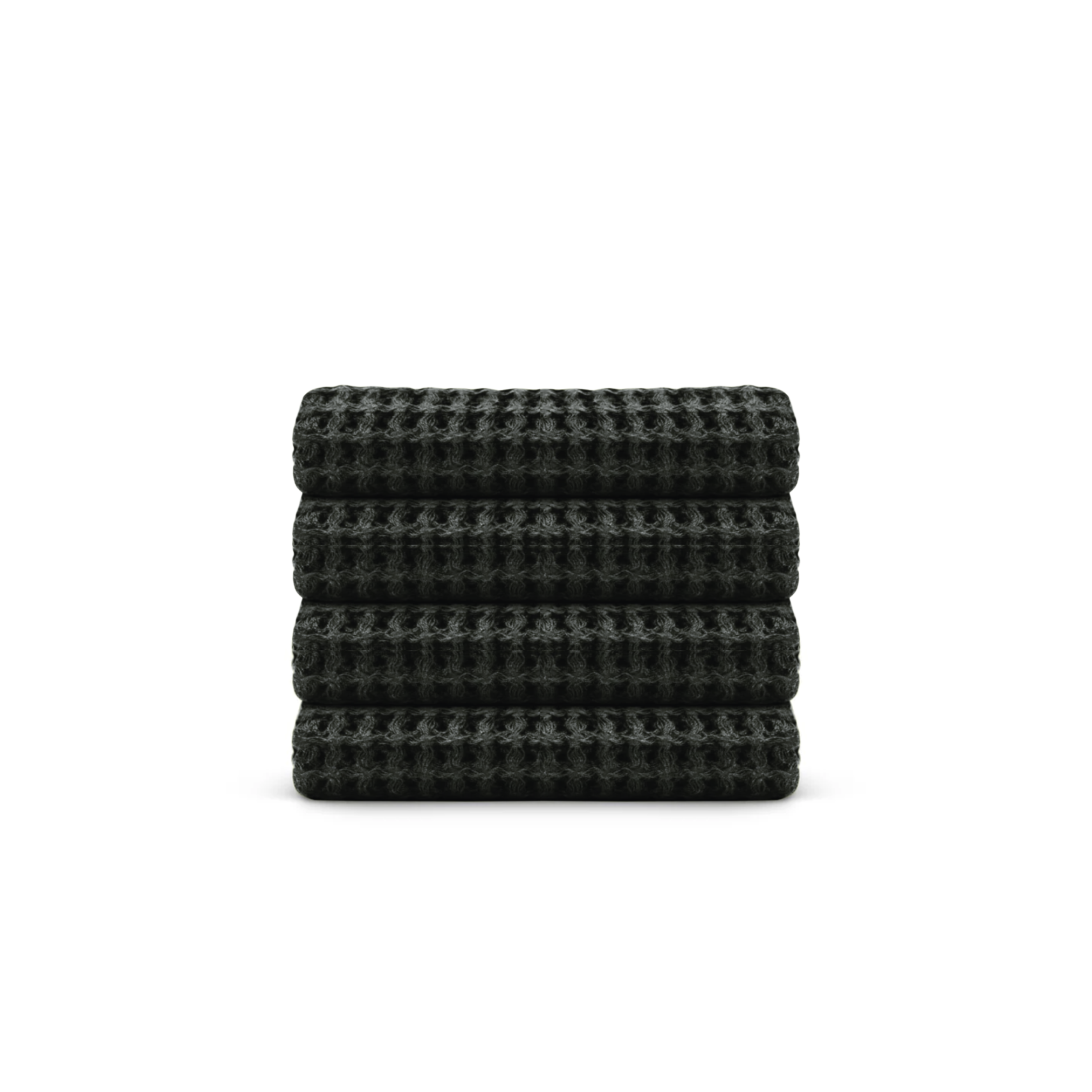 Egyptian Cotton Waffle Washcloth 4pcs