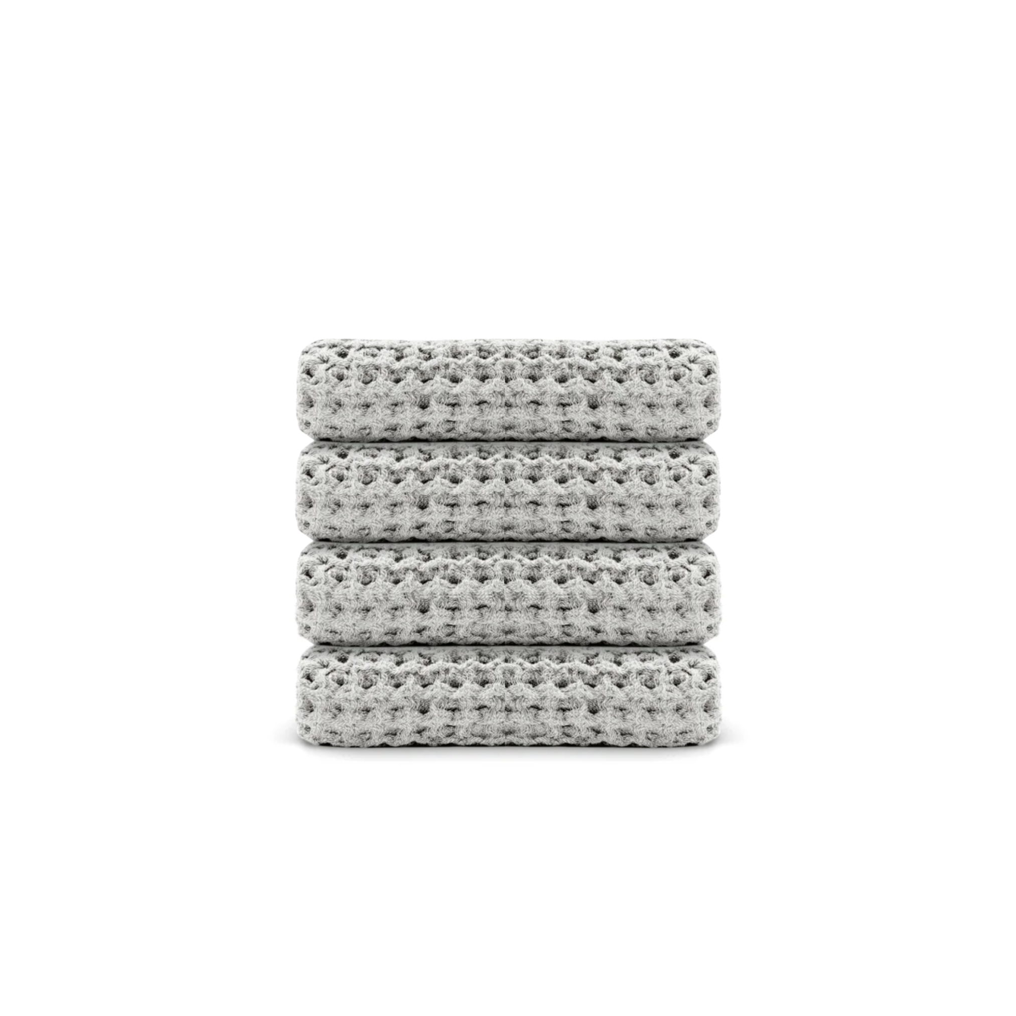 Egyptian Cotton Waffle Washcloth 4pcs